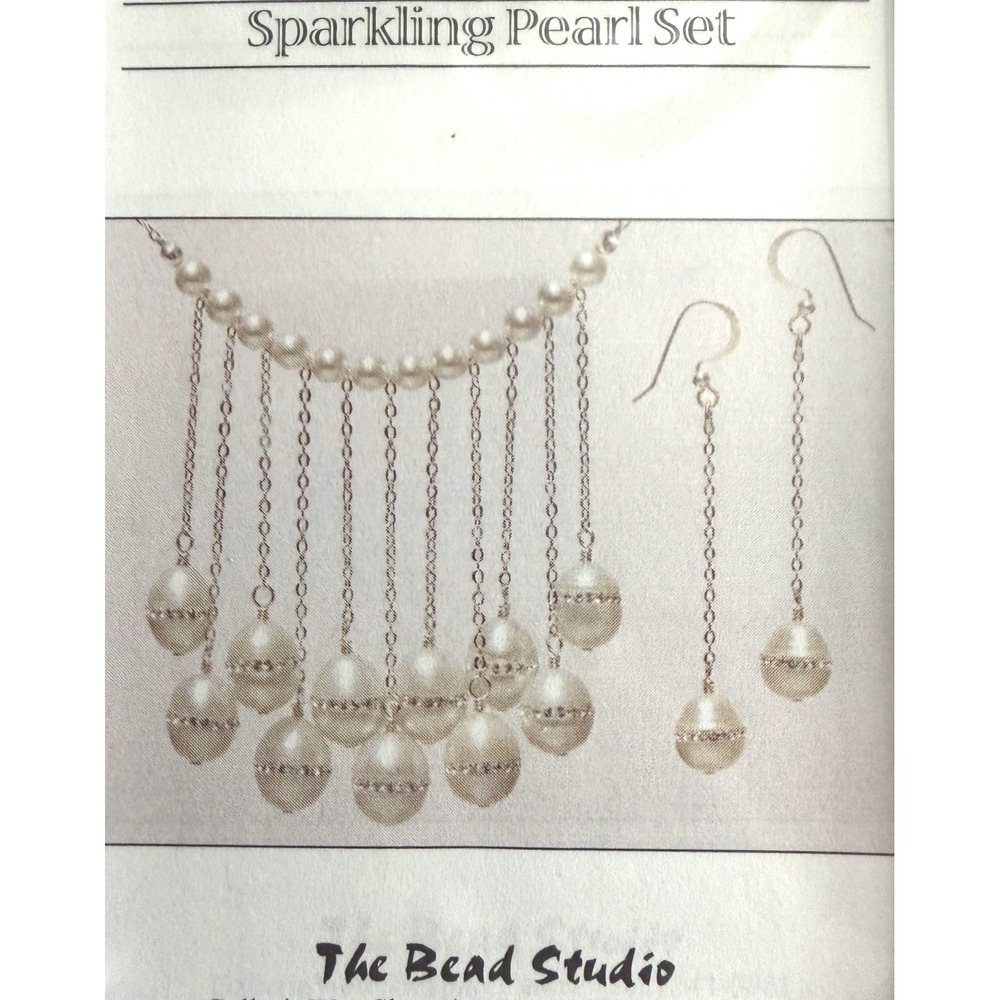 Jewelry Beading Kit The Bead Studio Sparkling Simulated Pearl DIY